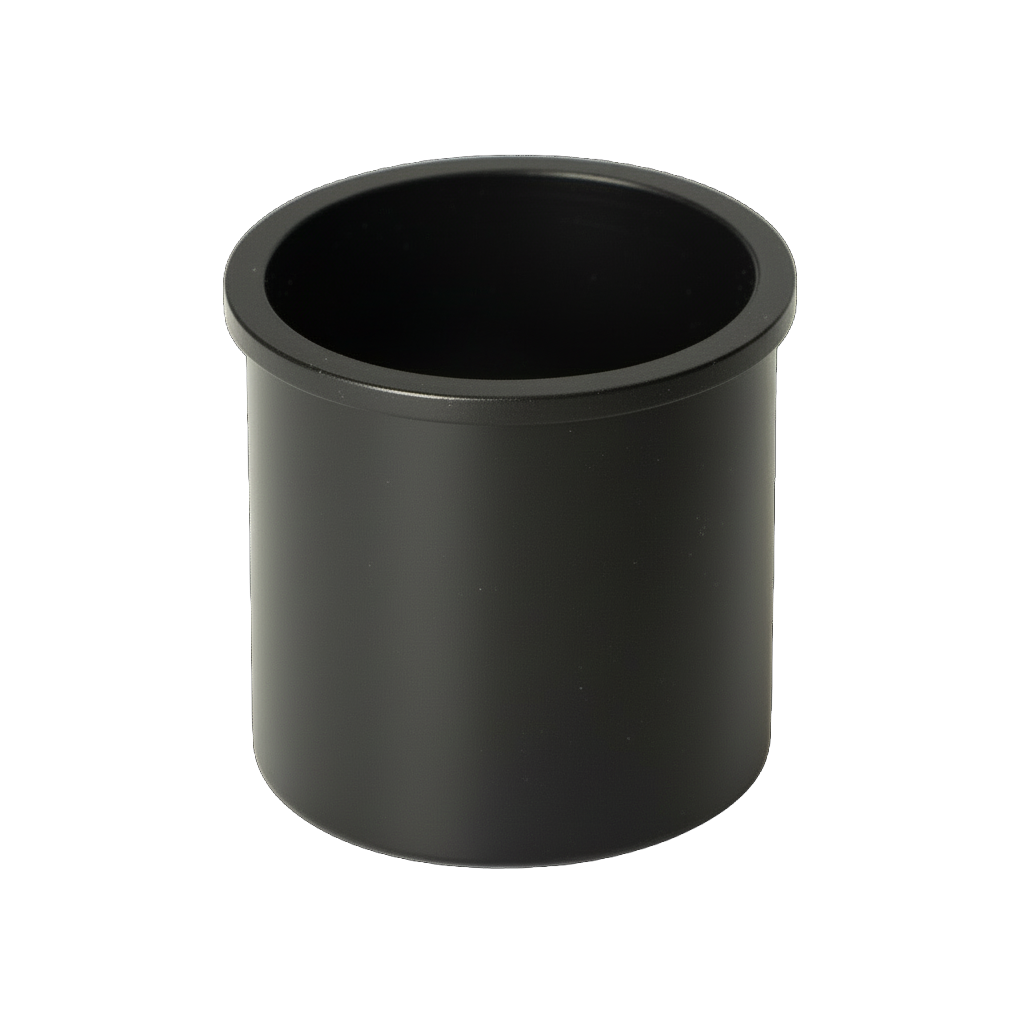 Custom molded rubber cylindrical sleeve for industrial use